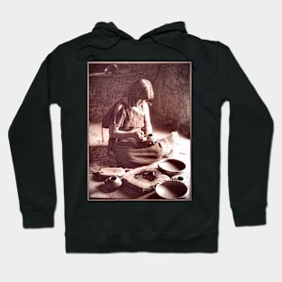 Native Hopi Potter Woman 1906, Edward S. Curtis Hoodie